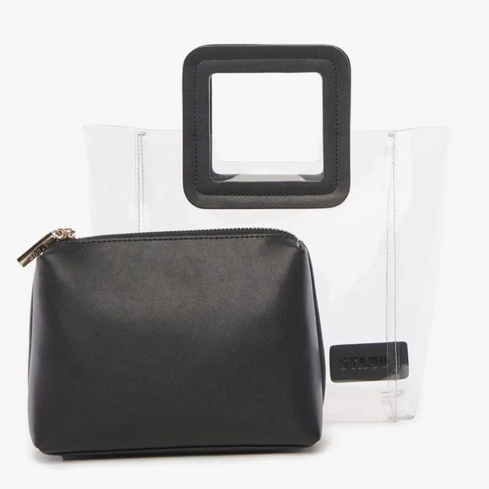 Staud Mini Shirley Bag in Black - Picture 3 of 8